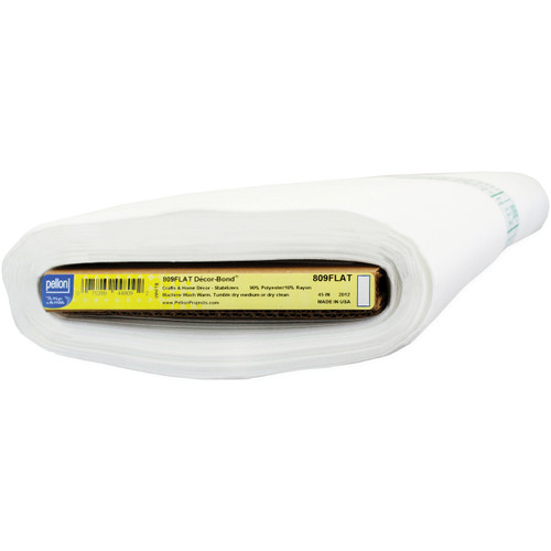 Pellon Decor-Bond Fusible Interfacing Flat-White 44"X25yd - 809FLAT - 075269448092