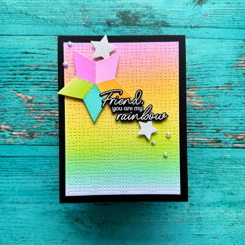 Pinkfresh Studio Die 8/Pkg-You Are My Rainbow - 5A002MXM-1GPCC Pinkfresh Studio Die 8/Pkg-You Are My Rainbow - 5A002MXM-1GPCC