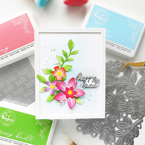 Pinkfresh Studio Stencils 6/Pkg-Radiating Hearts and Stars - 5A002MXZ-1GPCM