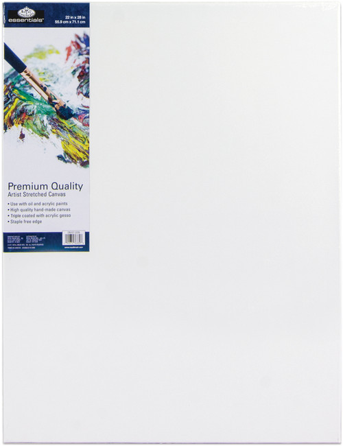 Royal Langnickel essentials(TM) Premium Stretched Canvas-22"x28" - CNV2228 - 090672368898