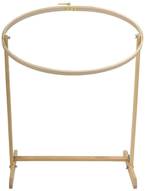 Frank A. Edmunds Wood Hoop & Floor Stand- - 5590