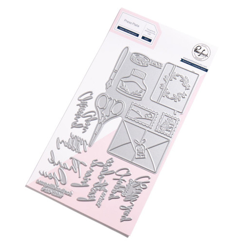 Pinkfresh Studio Press Plate 6/pkg-Classic Correspondence - 5A002MXL-1GPCS - 716892111495 Pinkfresh Studio Press Plate 6/pkg-Classic Correspondence - 5A002MXL-1GPCS - 716892111495