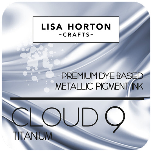 Lisa Horton Crafts Cloud 9 Metallic Ink Pad -Titanium - 5A002JLC-1GL3G - 780627350565