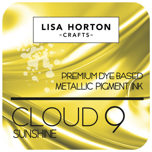 Lisa Horton Crafts Cloud 9 Metallic Ink Pad -Sunshine - 5A002JLC-1GL3K - 780627350497