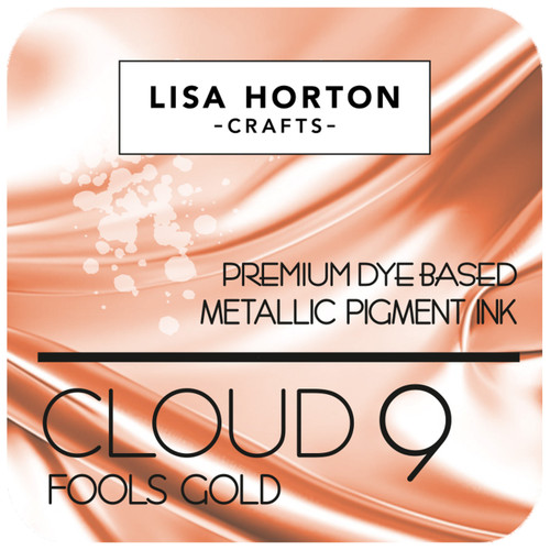 Lisa Horton Crafts Cloud 9 Metallic Ink Pad -Fools Gold - 5A002JLC-1GL3M - 780627350572
