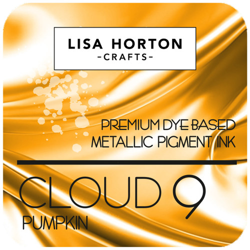 4 Pack - Lisa Horton Crafts Cloud 9 Metallic Ink Pad -Pumpkin - 5A002JLC-1GL3J - 780627350534
