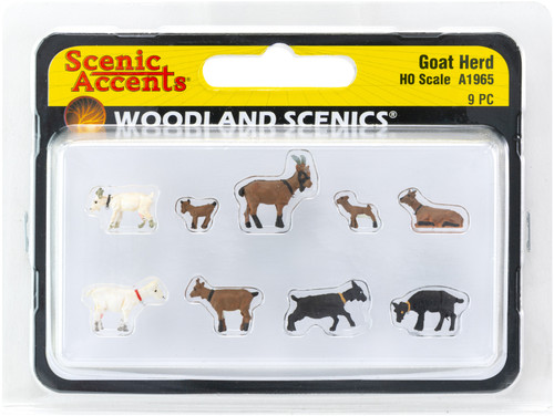 Woodland Scenics Goat Herd-HO-Scale - 5A002K3Z-1GLM8 - 724771019657 Woodland Scenics Goat Herd-HO-Scale - 5A002K3Z-1GLM8 - 724771019657