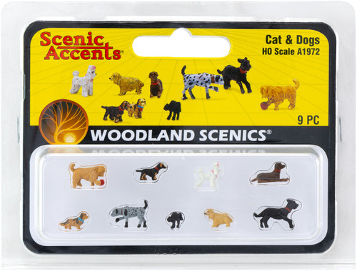 Woodland Scenics Cats And Dogs-HO-Scale - 5A002K3F-1GLKS - 724771019725