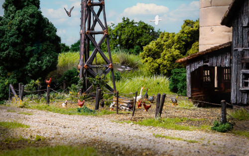 Woodland Scenics Geese And Chickens-HO-Scale - 5A002K47-1GLL1 Woodland Scenics Geese And Chickens-HO-Scale - 5A002K47-1GLL1