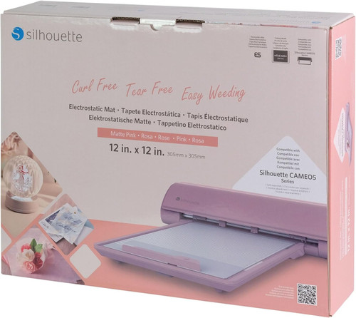 Silhouette Electrostatic Cutting Mat 12"X12"-Pink - 5A002W0W-1GWQ8 - 819177026979