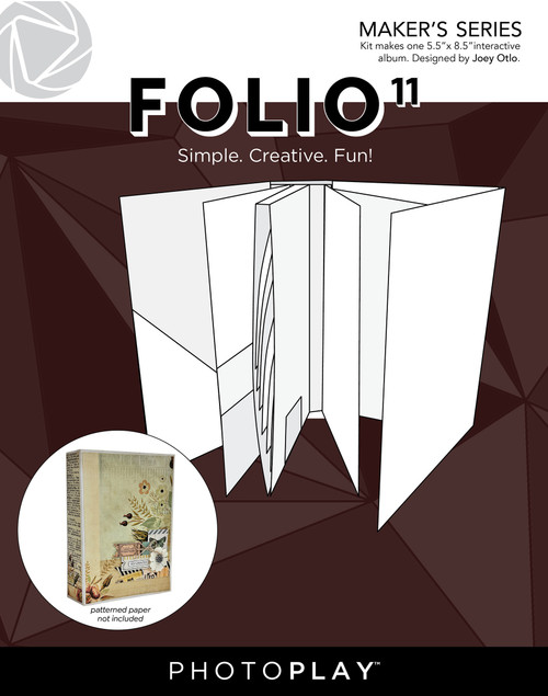 PhotoPlay Folio 11-5.5"X8.5" White - 5A002W4X-1GWTJ - 709388348918