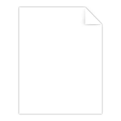Neenah 80lb Classic Crest Cardstock 8.5"X11" 250/Pkg-Solar White, Smooth - 5A002W53-1GWV6