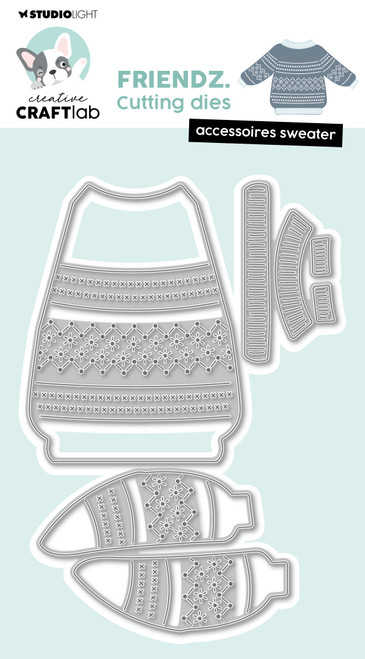 Friendz CCL Cutting Die-Nr. 988 Sweater - 5A002LYC-1GNKV - 8713943159422