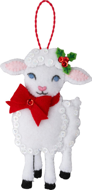 Bucilla Felt Ornaments Applique Kit Set Of 6-Barnyard Cheer - 5A002W1S-1GWQW Bucilla Felt Ornaments Applique Kit Set Of 6-Barnyard Cheer - 5A002W1S-1GWQW