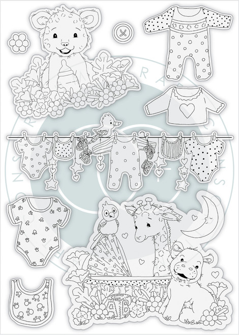 Craft Consortium Little Ones Photopolymer Stamp Set-Clothes - 5A002W0J-1GWPX Craft Consortium Little Ones Photopolymer Stamp Set-Clothes - 5A002W0J-1GWPX
