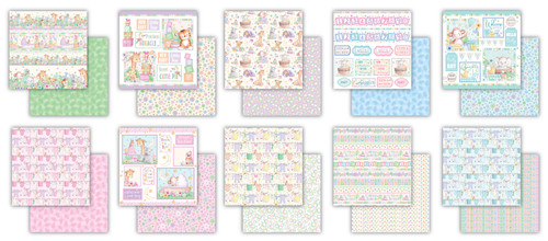 Craft Consortium Double-Sided Paper Pad 6"X6" 40/Pkg-Little Ones, 20 Designs - 5A002W09-1GWQ2