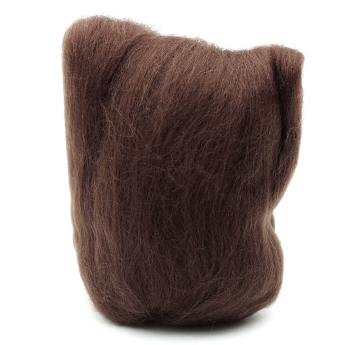 Clover Natural Wool Roving .3oz-Brown - 79R-7931 Clover Natural Wool Roving .3oz-Brown - 79R-7931