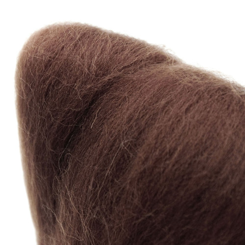 Clover Natural Wool Roving .3oz-Brown 79R-7931