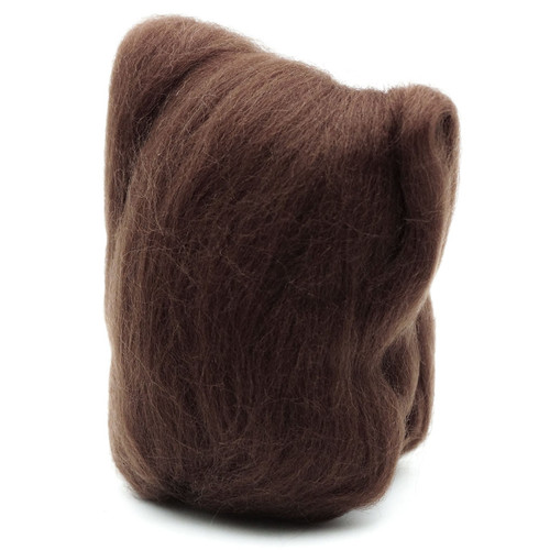 3 Pack - Clover Natural Wool Roving .3oz-Brown - 79R-7931