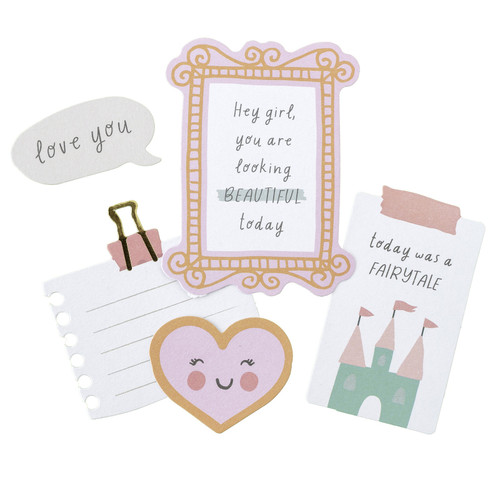 3 Pack - Pebbles Cool Girl Ephemera Die-Cuts 72/Pkg-Journaling, Gold Foil - 34027671 3 Pack - Pebbles Cool Girl Ephemera Die-Cuts 72/Pkg-Journaling, Gold Foil - 34027671