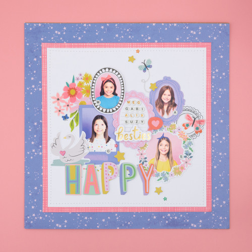 3 Pack - Pebbles Cool Girl Ephemera Die-Cuts 72/Pkg-Journaling, Gold Foil - 34027671 3 Pack - Pebbles Cool Girl Ephemera Die-Cuts 72/Pkg-Journaling, Gold Foil - 34027671