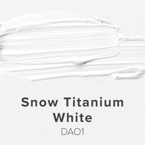 DecoArt Americana Acrylic Paint 2oz-Snow White - Opaque - DA-01