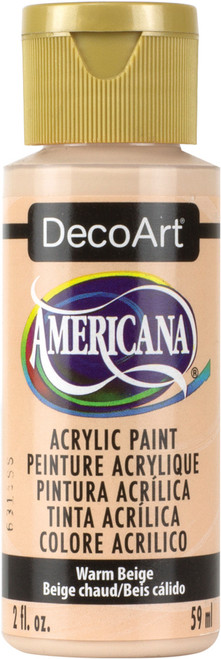 DecoArt Americana Acrylic Paint 2oz-Warm Beige - DA-078 - 016455178300