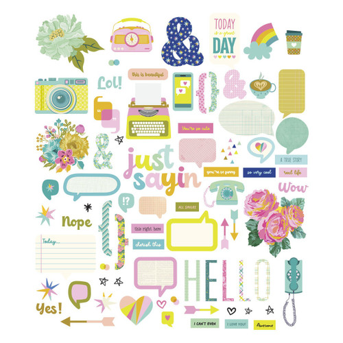 2 Pack - Spellbinders Chipboard Die Cuts by Kelly Bangs-Just Sayin' - 5A002WK0-1GXB2 2 Pack - Spellbinders Chipboard Die Cuts by Kelly Bangs-Just Sayin' - 5A002WK0-1GXB2