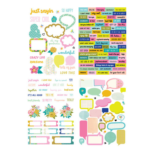 2 Pack - Spellbinders Sticker Pack by Kelly Bangs-Just Sayin' - 5A002WJG-1GX9W 2 Pack - Spellbinders Sticker Pack by Kelly Bangs-Just Sayin' - 5A002WJG-1GX9W