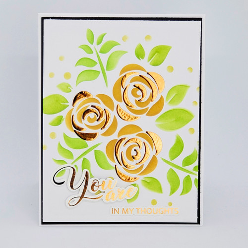 Gina K Designs Fancy Foil 6"X8" 12/Pkg-Butterscotch - 5A002W98-1GX1P