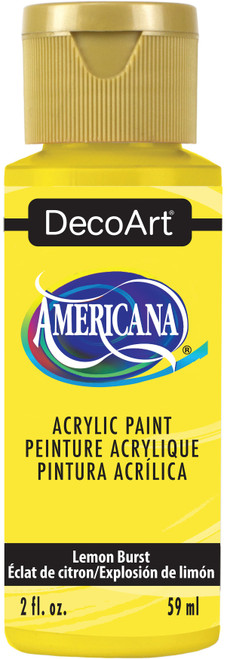 6 Pack - DecoArt Americana Acrylic Paint 2oz-Lemon Burst - DA-1GX39 - 016455978405