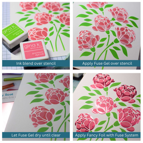 Gina K Designs Fancy Foil 6"X8" 12/Pkg-Dusty Rose - Matte Finish - 5A002W9H-1GX1X Gina K Designs Fancy Foil 6"X8" 12/Pkg-Dusty Rose - Matte Finish - 5A002W9H-1GX1X