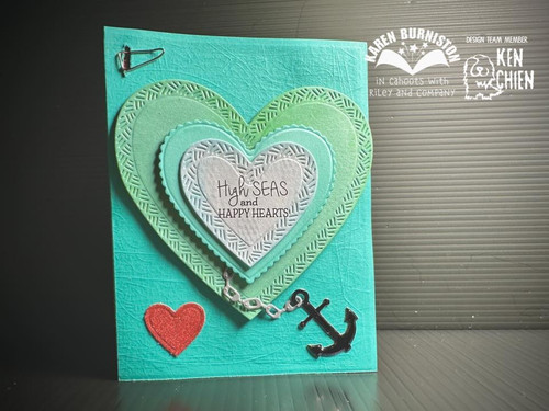 Karen Burniston Clear Stamps 3"x4"-Cruise Greetings - 5A002WBJ-1GX34