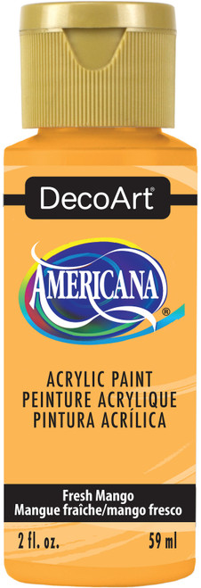DecoArt Americana Acrylic Paint 2oz-Fresh Mango - DA-1GX38 - 016455978399