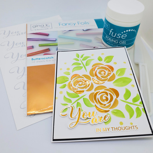 2 Pack - Gina K Designs Fancy Foil 6"X8" 12/Pkg-Butterscotch - 5A002W98-1GX1P 2 Pack - Gina K Designs Fancy Foil 6"X8" 12/Pkg-Butterscotch - 5A002W98-1GX1P
