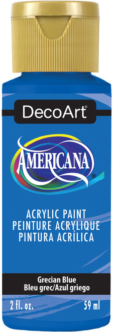 DecoArt Americana Acrylic Paint 2oz-Grecian Blue - DA-1GX3H - 016455978467 DecoArt Americana Acrylic Paint 2oz-Grecian Blue - DA-1GX3H - 016455978467