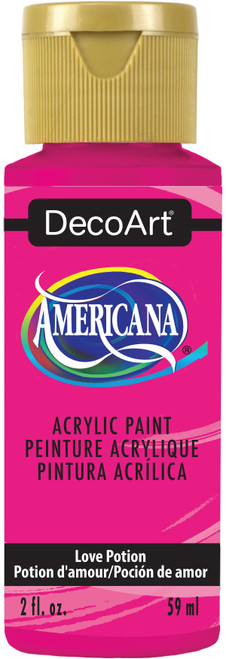 DecoArt Americana Acrylic Paint 2oz-Love Potion - DA-1GX3K - 016455978481 DecoArt Americana Acrylic Paint 2oz-Love Potion - DA-1GX3K - 016455978481