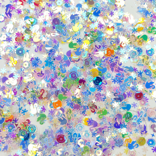 6 Pack - Dress My Craft Sequins 8gms-Shining Swan Multicolor Mix - 5A002W92-1GX1H 6 Pack - Dress My Craft Sequins 8gms-Shining Swan Multicolor Mix - 5A002W92-1GX1H