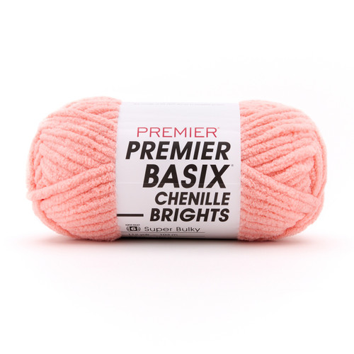 3 Pack - Premier Basix Chenille Brights Yarn-Peach - 2126-1GX5Z - 840166855911