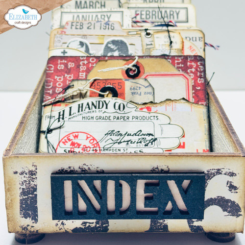 Elizabeth Craft Planner Card Box MDF-A4 and A5 - 5A002W8G-1GX0W