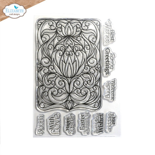 Elizabeth Craft Clear Stamps-Easter Greetings - 5A002W7V-CS393 - 741527317294