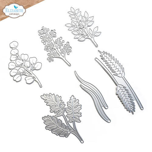 Elizabeth Craft Metal Die-Floral Greenery 3 - 5A002W81-1GX0G Elizabeth Craft Metal Die-Floral Greenery 3 - 5A002W81-1GX0G