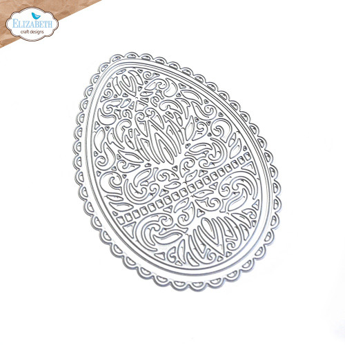 Elizabeth Craft Metal Die-Decorative Egg - 5A002W80-1GX0F Elizabeth Craft Metal Die-Decorative Egg - 5A002W80-1GX0F