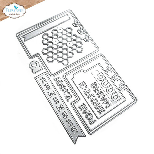 Elizabeth Craft Metal Die-Planner Cards 4 - 5A002W88-1GX0P - 741527317324