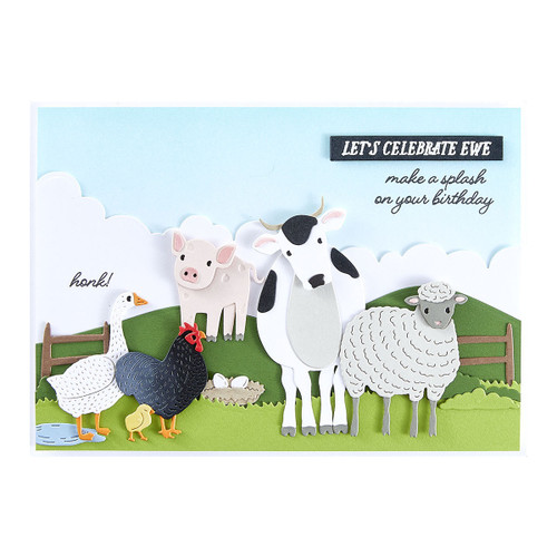 Spellbinders Etched Dies from On the Farm-Landscape Edges - 5A002WJ5-1GXBC Spellbinders Etched Dies from On the Farm-Landscape Edges - 5A002WJ5-1GXBC