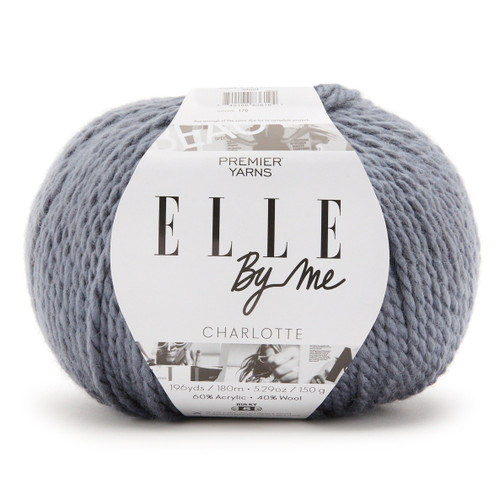 Premier Elle By Me Charlotte Solids Yarn-Steel - 5A002W76-1GWY9 - 840166836194 Premier Elle By Me Charlotte Solids Yarn-Steel - 5A002W76-1GWY9 - 840166836194