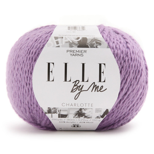 3 Pack - Premier Elle By Me Charlotte Solids Yarn-Plum - 5A002W76-1GWX7 - 840166836309