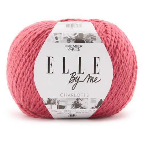 3 Pack - Premier Elle By Me Charlotte Solids Yarn-Cerise - 5A002W76-1GWXL - 840166836279