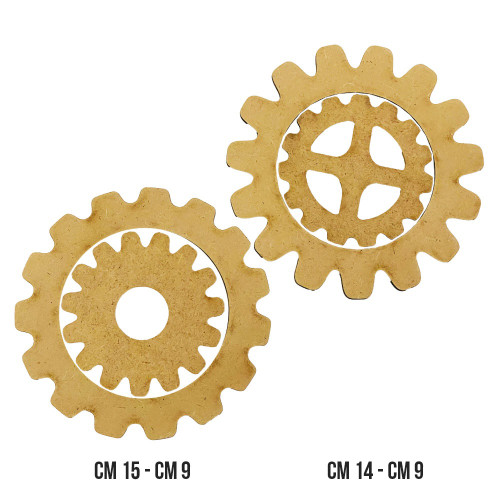 Stamperia Crafty Shapes-Master Of Magic, Gears - 5A002MB5-1GNRX