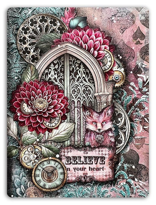 Stamperia Stencil 7.87"X9.84"-Master Of Magic, Tapestry - 5A002M9Y-1GNSH Stamperia Stencil 7.87"X9.84"-Master Of Magic, Tapestry - 5A002M9Y-1GNSH